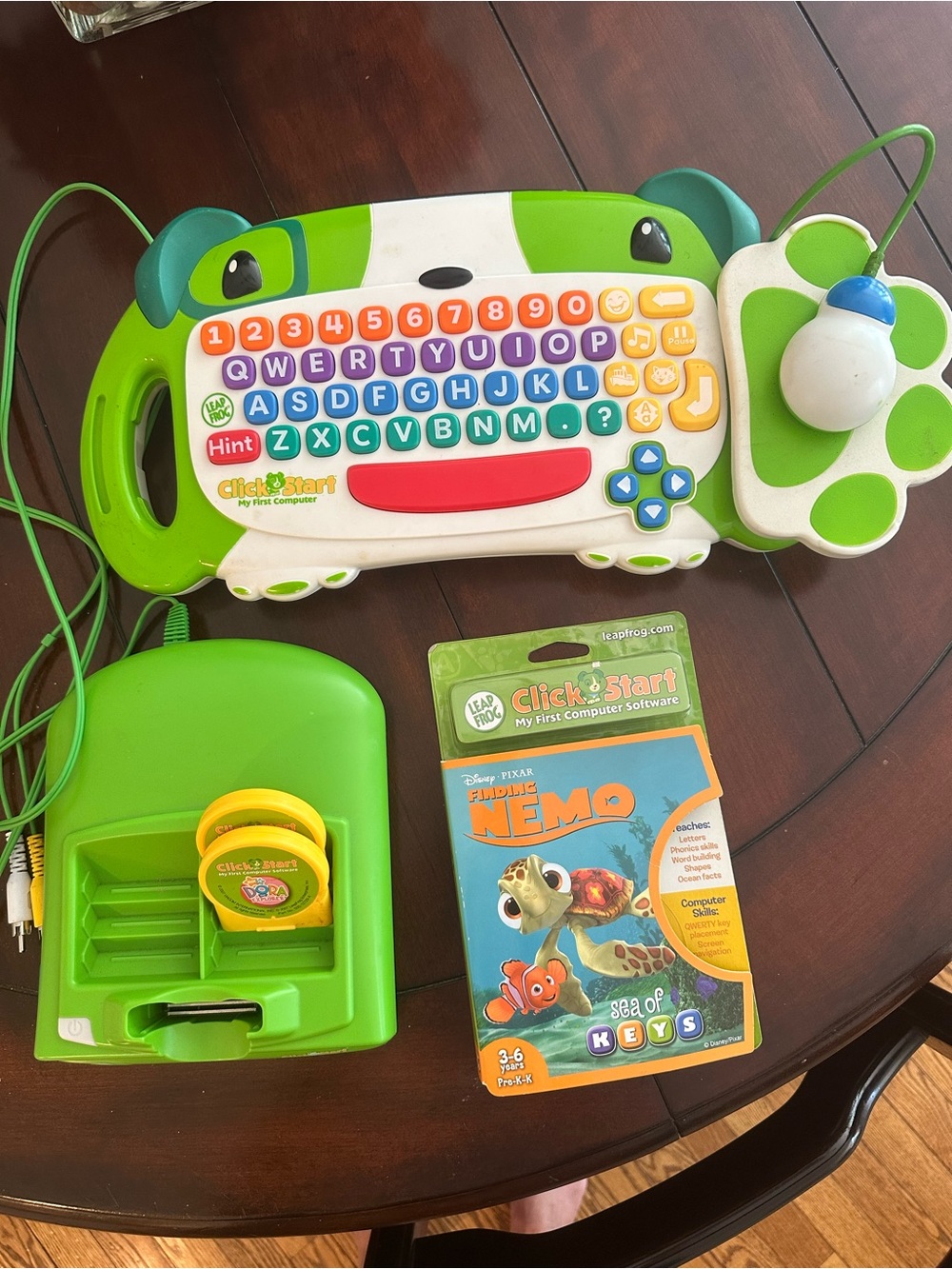 Leap Frog Click Start Kids Learning Computer Toy - Green